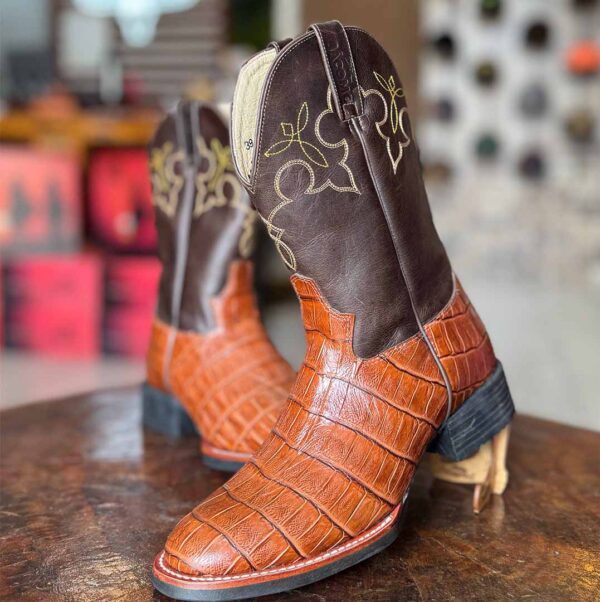BOTA MASCULINA ALIGATOR HAVANA OIL JÁCOMO