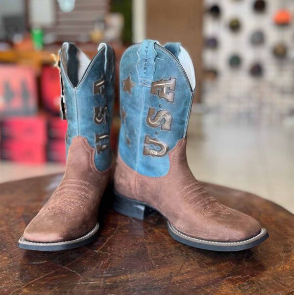 BOTA TEXANA C.MEDIO MASC  81366 MAGNUM VR-200 PTO V.CAFE 2 C - Image 2