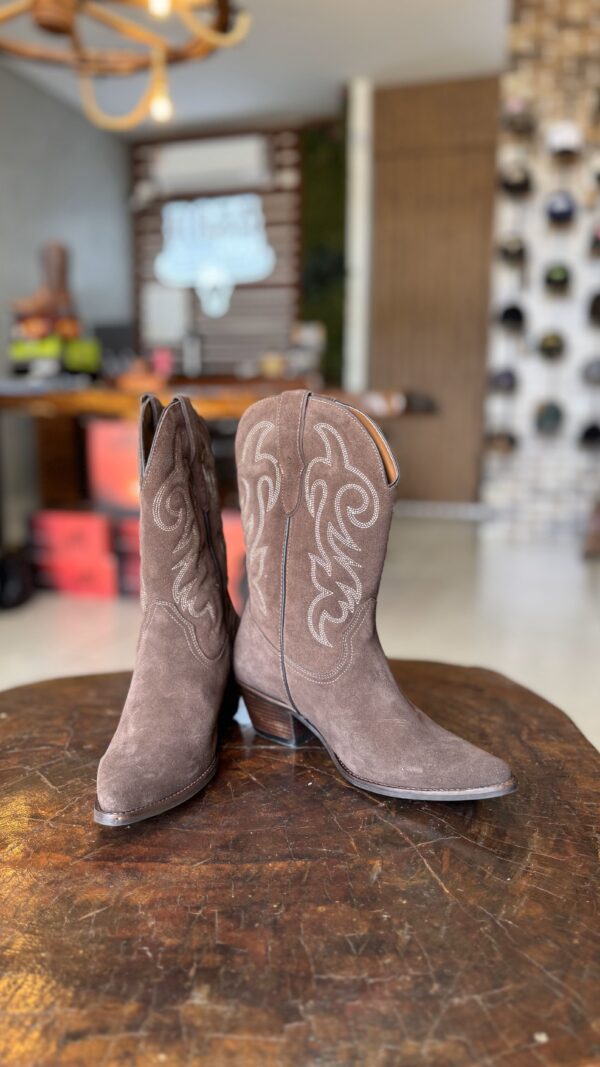 BOTA TEXANA C.MEDIO FEM  11272 GENOVA CAFE VR-52 S.521