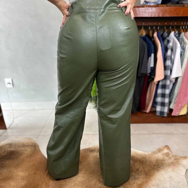 CALCA COURO WIDE LEG - Image 5