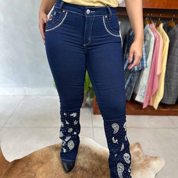 CALCA FEMININA BOIADEIRA C/ STRASS