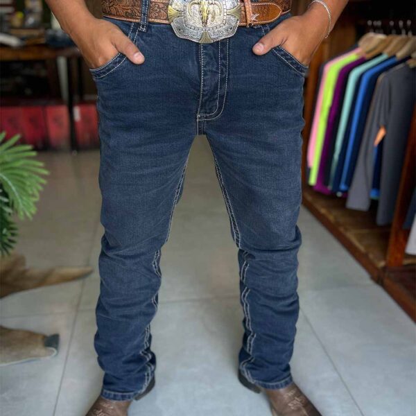 CALCA JEANS MASCULINA REGULAR FIT NEW XTREME - 48 - JEANS