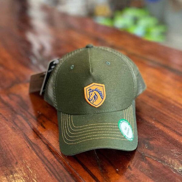 BONÉ INFANTIL TED COUNTRY VERDE LOGO LARANJA