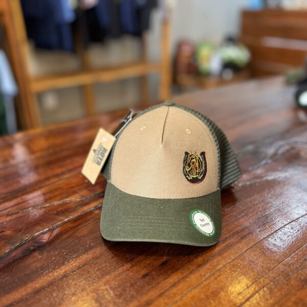 BONÉ TED COUNTRY INFANTIL VERDE MILITAR FERRADURA
