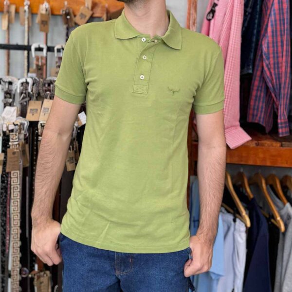 CAMISA POLO MASC VERDE ABACATE/VERDE