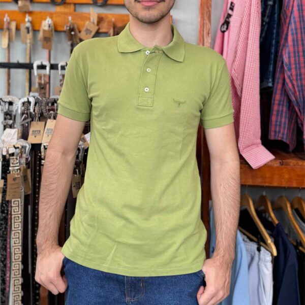 CAMISA POLO MASC VERDE ABACATE/VERDE - Image 2