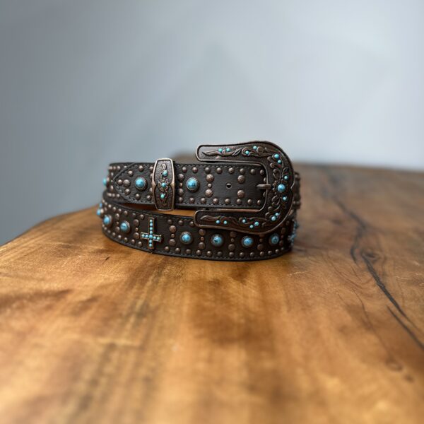 CINTO FEMININO COURO PAUL WESTERN
