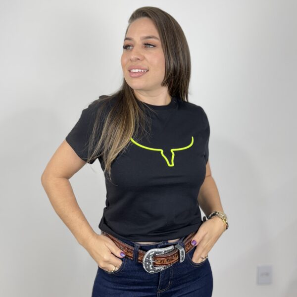 CROPPED FEMININO ESTAMPADO LONGHORN MOIADEIROS - Image 3