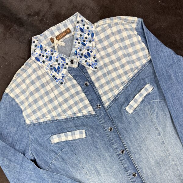 CAMISA FEMININA INDIE JEANS BORDADA ZENZ - Image 2