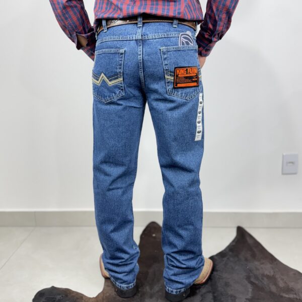 CALCA JEANS MASCULINA GOLD FIRE 3 KING FARM - Image 3