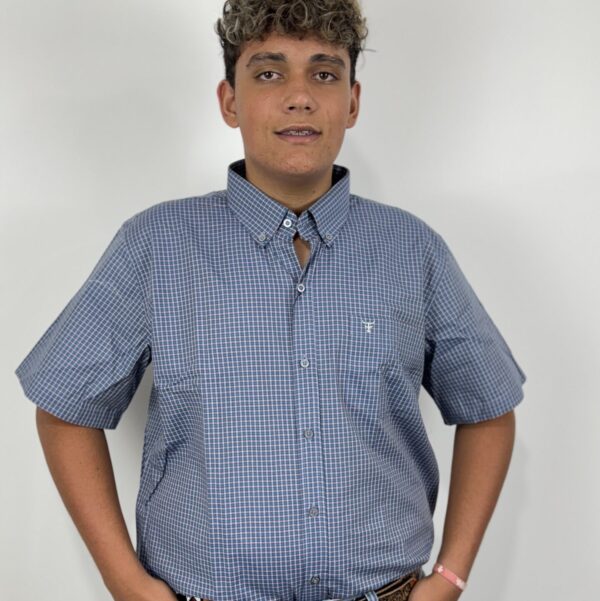 CAMISA MASCULINA MANGA CURTA TEXAS FARM -