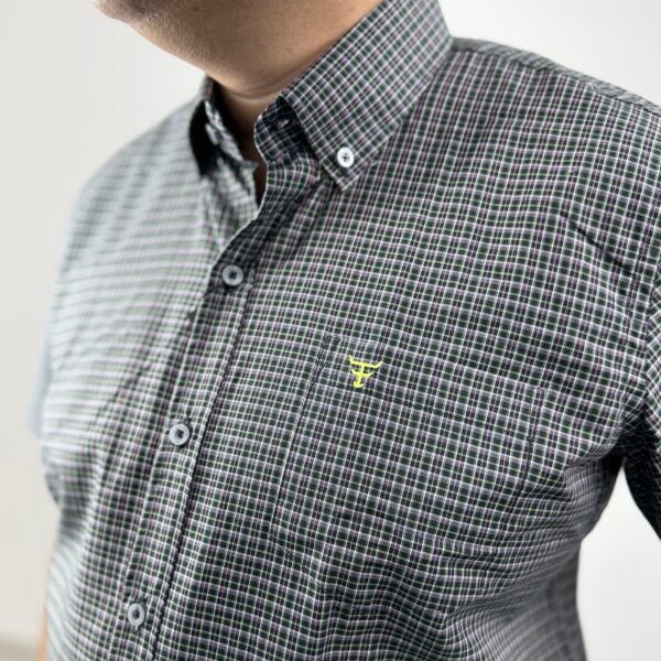 CAMISA MASCULINA MANGA CURTA TEXAS FARM - XADREZ - Image 2