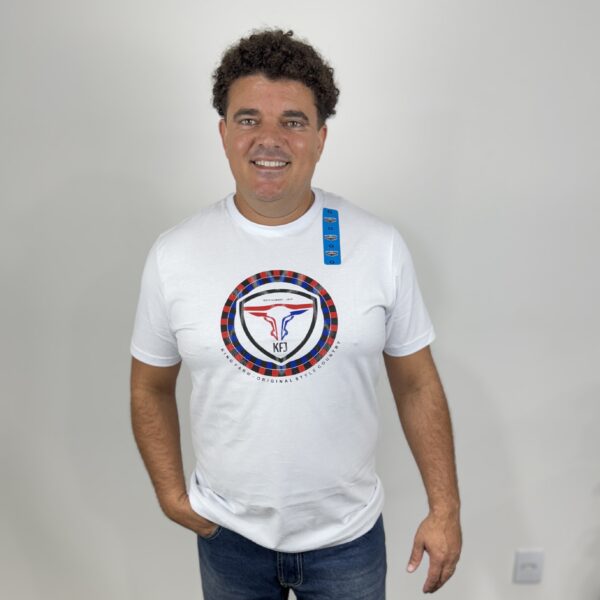 CAMISETA MASC 823 BRANCO KING FARM