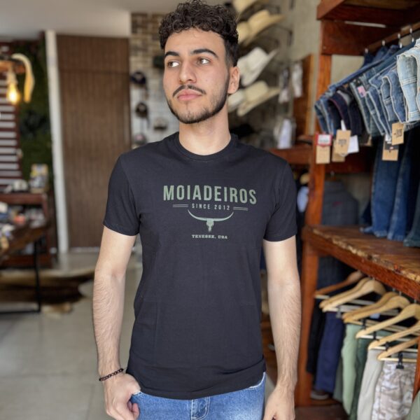 CAMISETA MASCULINA ET PRETO SINCE 2012 TENESSE, USA VERDE