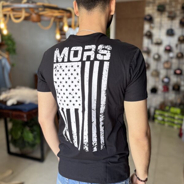 CAMISETA MASCULINA ET PRETO BANDEIRA EUA MORS BRANCO - Image 2